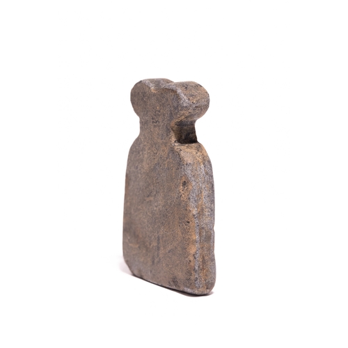 4 - An Early Dynastic Period Stone ‘Eye Idol’, Circa 3rd Millennium B.C..

Carved from a dense grey-brow... 