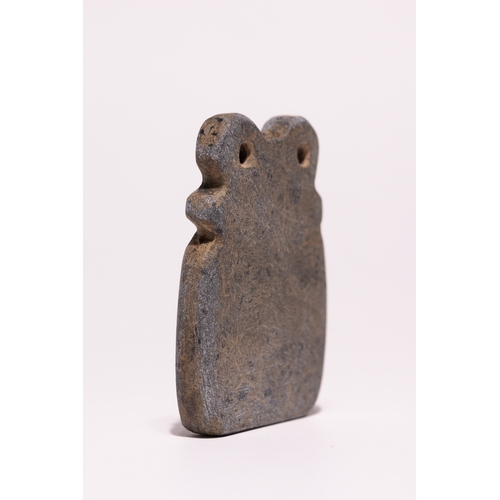 5 - An Early Dynastic Period Stone ‘Eye Idol’, Circa 3rd Millennium B.C..

Carved from a dense grey-brow... 