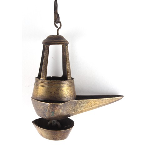 hanging lady oil lamp