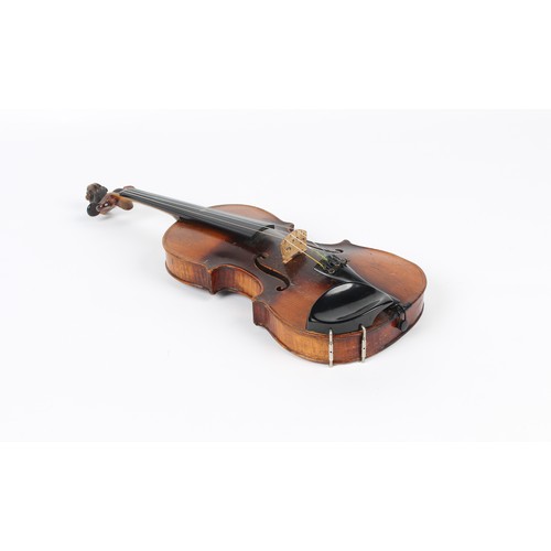 4 - Property of a gentleman - a late 19th century German violin, with old William Forster, London label,... 