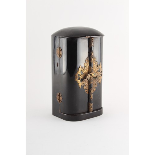 246 - Property of a lady - a Japanese lacquer portable shrine, zushi, Meiji period (1868-1912), the doors ... 