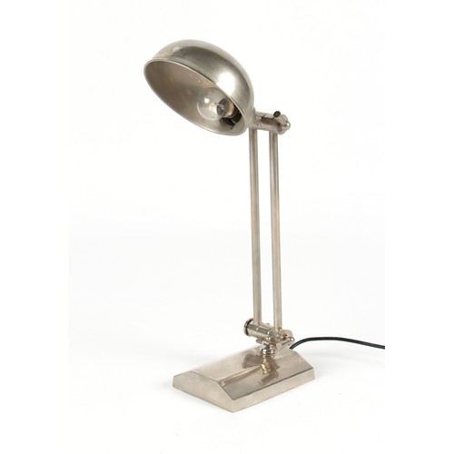 500 - Property of a lady - an Art Deco style desk lamp, approximately 16ins. (41cms.) high.