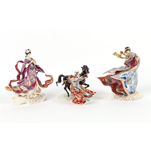 423 - Property of a deceased estate - three Caroline Young limited edition porcelain figures - 'The Dragon... 