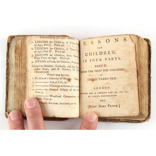 9 - Property of a lady - BARBAULD, Anna Letitia - 'Lessons for Children from Two to Three Years Old' - t... 