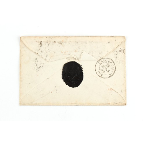 27 - Property of a lady - stamps - FRANCE: 1849 20c black on yellowish paper, four examples used on neat ... 