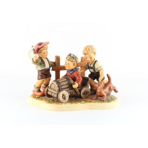 127 - Property of a gentleman - a Goebel Hummel group entitled 'Soap Box Derby', model 2121, 2002, from th... 