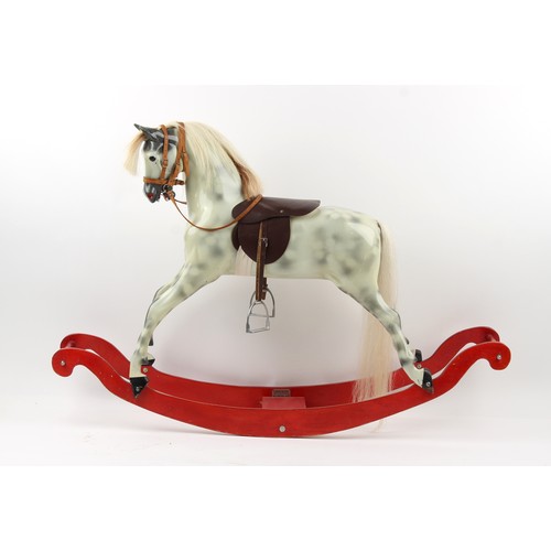 293 - Property of a lady - a Victorian style rocking horse by Haddon Rockers, 39.4ins. (100cms.) high.