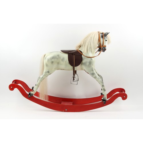 293 - Property of a lady - a Victorian style rocking horse by Haddon Rockers, 39.4ins. (100cms.) high.