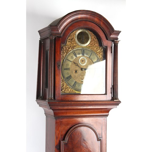 296 - The Henry & Tricia Byrom Collection - an 8-day striking longcase clock movement signed 'Chas. Gretto... 