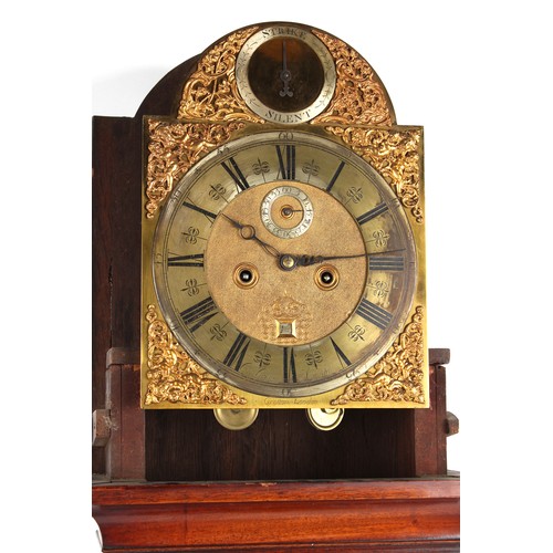 296 - The Henry & Tricia Byrom Collection - an 8-day striking longcase clock movement signed 'Chas. Gretto... 