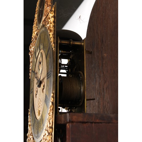 296 - The Henry & Tricia Byrom Collection - an 8-day striking longcase clock movement signed 'Chas. Gretto... 