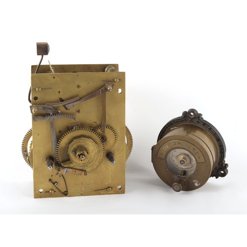 271 - The Henry & Tricia Byrom Collection - an 8-day four pillar longcase clock movement, circa 1780, with... 