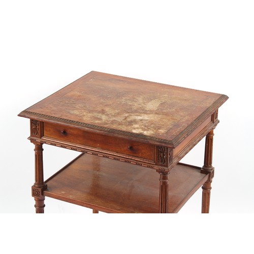 337 - Property of a gentleman - a late 19th / early 20th century Continental, probably Italian, walnut sid... 