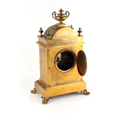 235 - Property of a deceased estate - a late 19th century French ormolu neo-classical cased 8-day mantel c... 