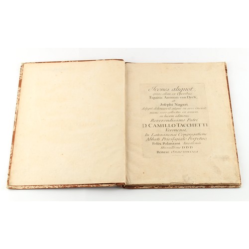 61 - Property of a gentleman - POLANZANI, Francesco (ca. 1700-1783) - 'Icones aliquot, quas olim ex Operi... 