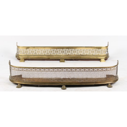 485 - Property of a gentleman - an Edwardian neo-classical style serpentine fronted fire basket, 25.6ins. ... 