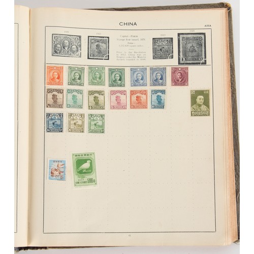 87 - Property of a lady - stamps - Worldwide - a sparsely filled Triumph album, including a few mint Chin... 