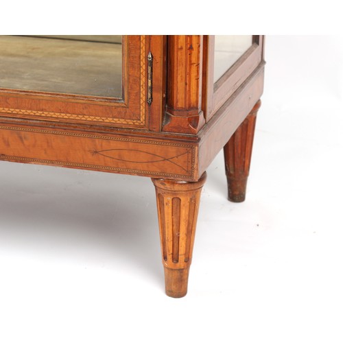 328 - The Henry & Tricia Byrom Collection - a good quality 19th century Continental satinwood & marquetry ... 