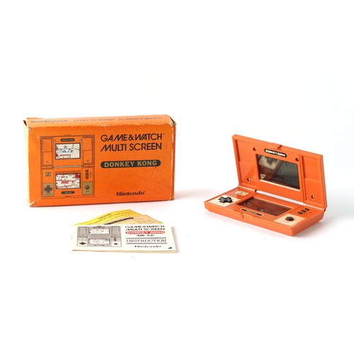 279 - Property of a lady - a retro 1982 Nintendo Donkey Kong DK-52 handheld Game & Watch, in original box ... 