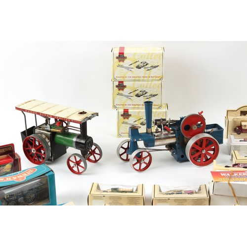 273 - Property of a gentleman - a Mamod working model steam tractor or traction engine, another unmarked s... 