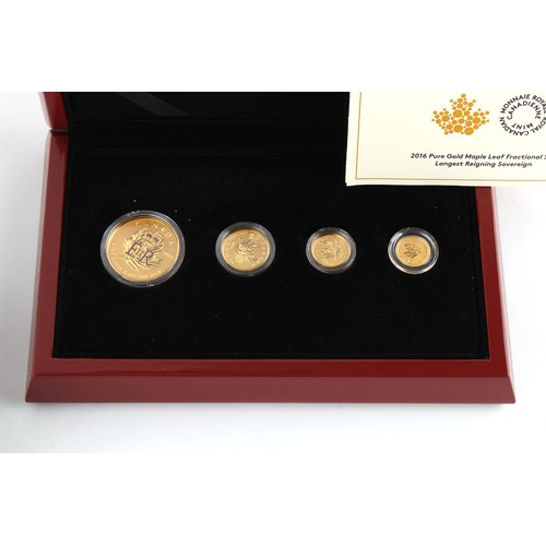 169 - Property of a deceased estate - a collection of gold coins - a Royal Canadian Mint 2016 Pure Gold Ma... 