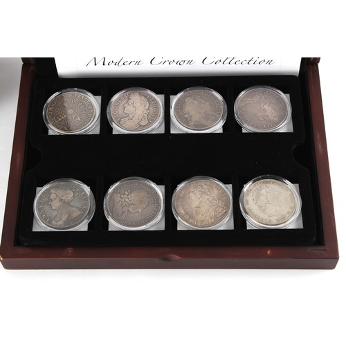 164 - Property of a deceased estate - a collection of coins - The Modern Crown Collection - a set of fourt... 