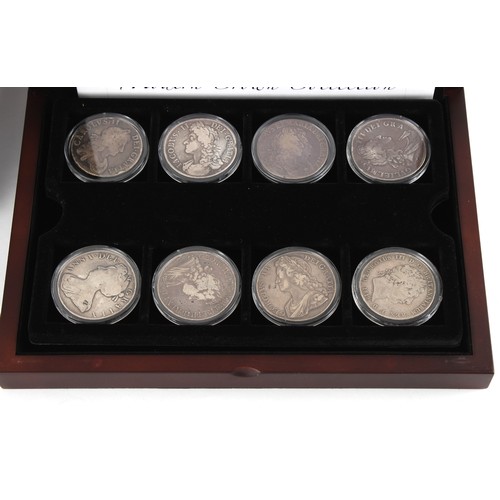 163 - Property of a deceased estate - a collection of coins - The Modern Crown Collection - a set of fourt... 