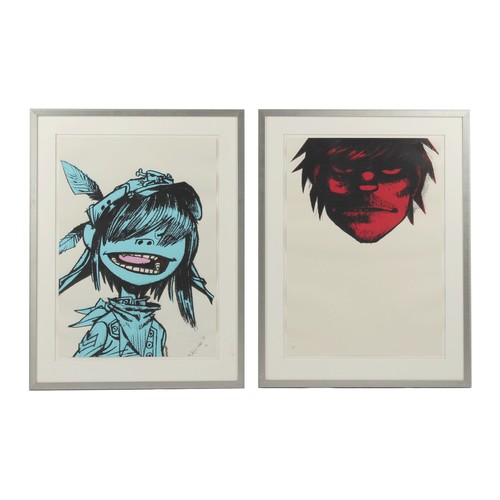 22 - Property of a lady - Jamie Hewlett (b.1968) - GORILLAZ 'NOODLE GOB' and 'MURDOC' (Murdoch) (2004) - ... 