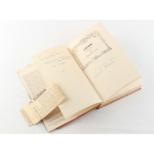 2 - Property of a deceased estate - Cecil Beaton autograph - BEATON, Cecil - 'Ashcombe, The Story of a F... 