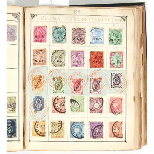 51 - Property of a gentleman of title - stamps - World: A good collection in a slightly battered Lincoln ... 