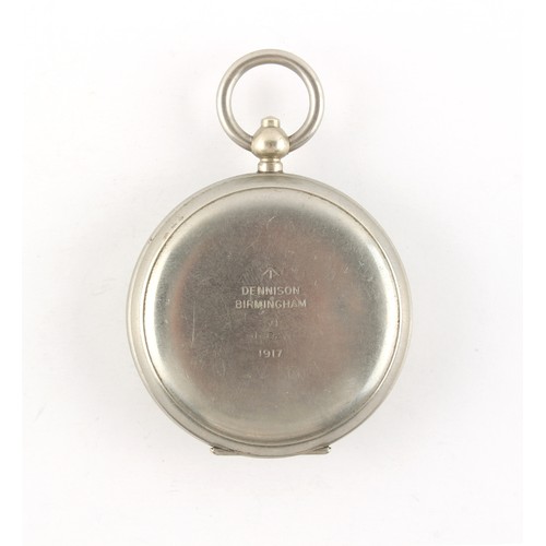 238 - The Henry & Tricia Byrom Collection - a First World War military Mark VI pocket compass, the case ma... 