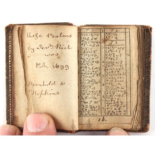 2 - Property of a gentleman - RICH, Jeremiah (died circa 1660) - THE WHOLE BOOK OF PSALMS IN METRE - pri... 