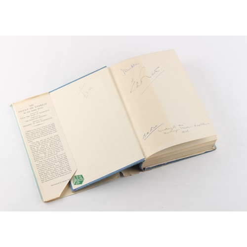 25 - Other books from the same collection - autographs - HUNT, John - 'The Ascent of Everest' - first edi... 