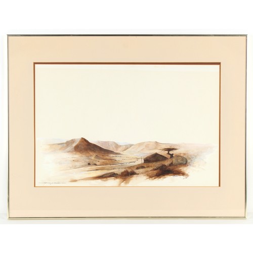 276 - Property of a gentleman - Anthony C. Knight (late 20th century) - LANDSCAPE - watercolour, 18 by 27i... 