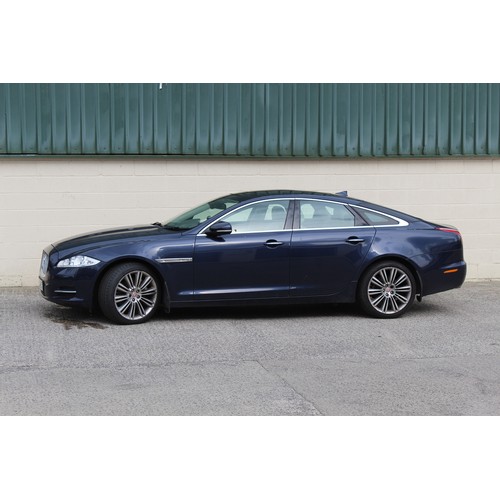 374 - Property of a deceased estate - car - Jaguar XJ Portfolio V6 D, diesel, automatic, blue, personalise... 