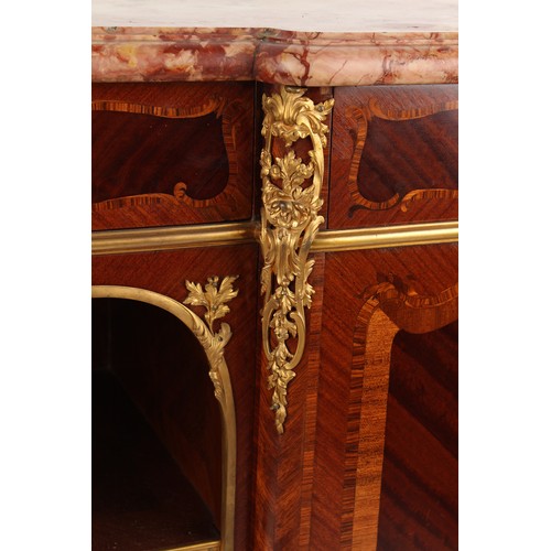 349 - Property of a lady - a good quality late 19th century French Louis XVI style ormolu mounted mahogany... 