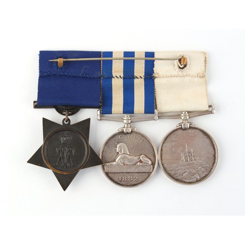 543 - Property of a gentleman - a fine Arctic Exploration group of three medals to George W. Emmerson, Roy... 