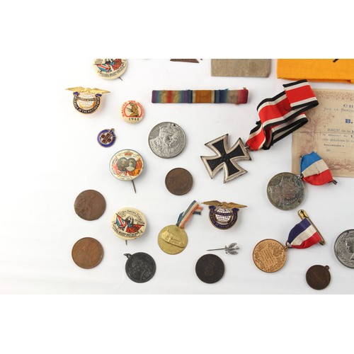 537 - Property of a lady - a quantity of medals, badges, etc. including German military Third Reich Second... 