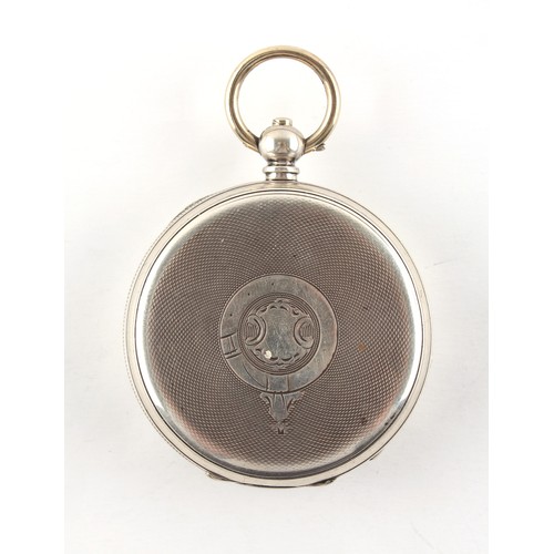 7 - The Henry & Tricia Byrom Collection - a Swiss 800 grade silver open faced pocket watch, key wind, th... 