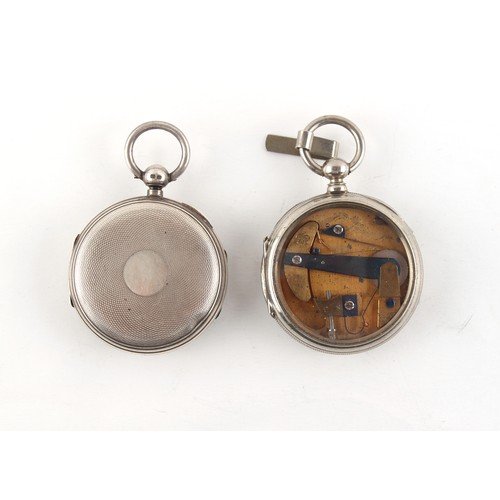 15 - The Henry & Tricia Byrom Collection - a late Victorian silver cased pedometer, London 1896, 42mm dia... 