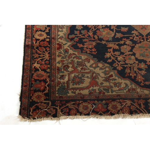 171 - Property of a gentleman - a very finely woven antique Isfahan or Senneh rug, 19th century or possibl... 