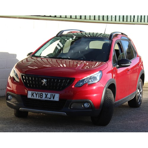 233 - Property of a deceased estate - car - Peugeot 2008 GT Line HDI 100, red, diesel, manual, registratio... 