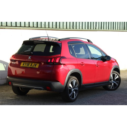 233 - Property of a deceased estate - car - Peugeot 2008 GT Line HDI 100, red, diesel, manual, registratio... 