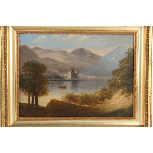 214 - Property of a gentleman - Allom (late 19th / early 20th century British) - A RIVER LANDSCAPE WITH AB... 