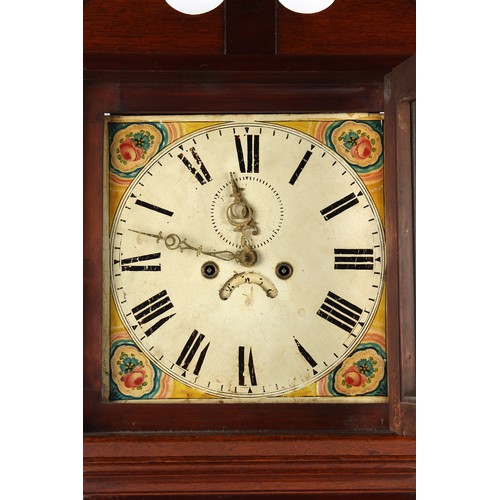 144 - Property of a gentleman - a George III oak & mahogany 8-day striking longcase clock, the 13-inch squ... 