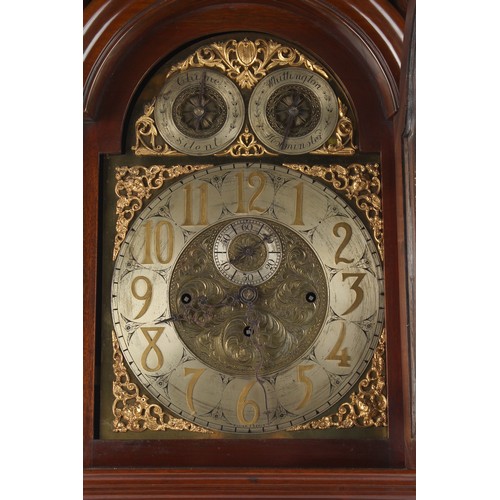 149 - Property of a gentleman - a fine Edwardian carved mahogany cased 8-day chiming longcase clock, by Wi... 