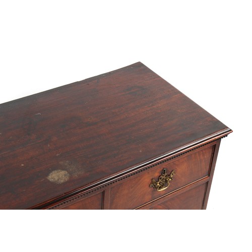 222 - Property of a lady - an 18th century George III mahogany two-part chest-on-chest or tallboy, of good... 