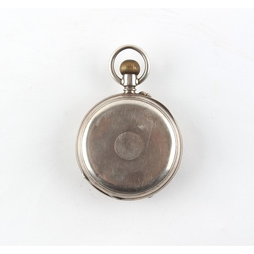 3 - The Henry & Tricia Byrom Collection - a late 19th century Swiss 800 grade silver open faced keyless ... 