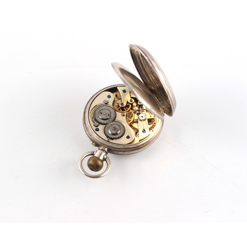 3 - The Henry & Tricia Byrom Collection - a late 19th century Swiss 800 grade silver open faced keyless ... 