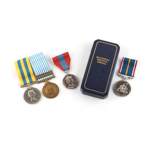 154 - Property of a deceased estate - an ERII Korea Medal and a United Nations Korea Medal awarded to 2231... 